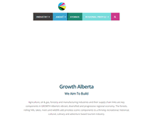Tablet Screenshot of growthalberta.com